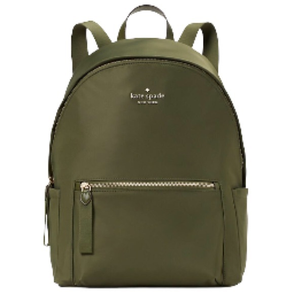 ♠️ kate spade ♠️ Chelsea The Little Better Nylon Large Backpack, Green - Picture 11 of 11